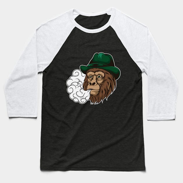 The vaporizer gorilla Baseball T-Shirt by JagatKreasi